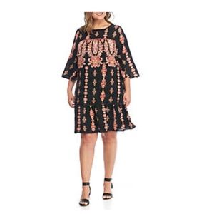 SOLD Plus Size Bell Sleeve Shift Dress
